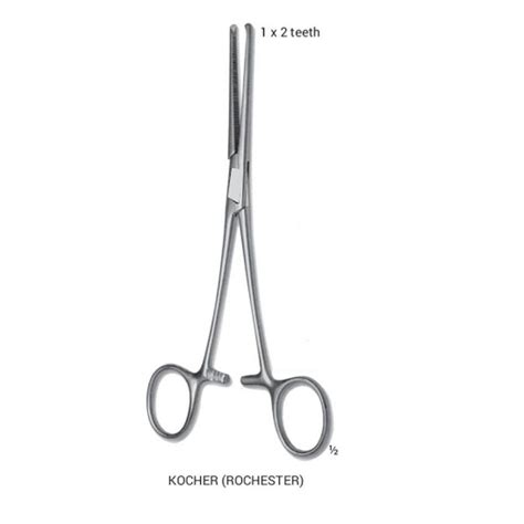 Stainless Steel Kocher Hemostatic Forceps For Hospital Surgical At