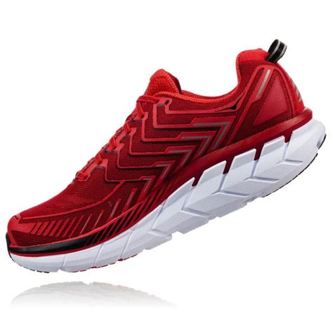 Hoka One One Clifton 4 Ss18 Red Color Mens Shoes 365rider