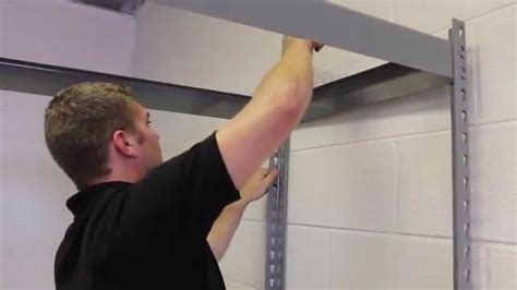 How To Assemble Boltless Rivet Shelving Wh1 Youtube