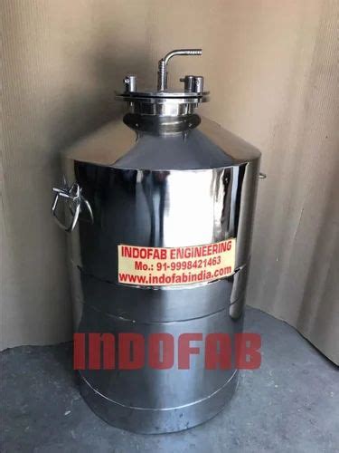 Stainless Steel Pressure Vessel Tank Capacity 500 Liters Capacity