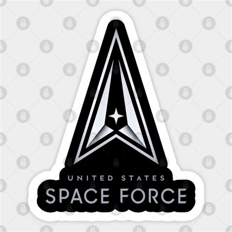 United States Space Force Logo - Space Force Logo - Sticker | TeePublic