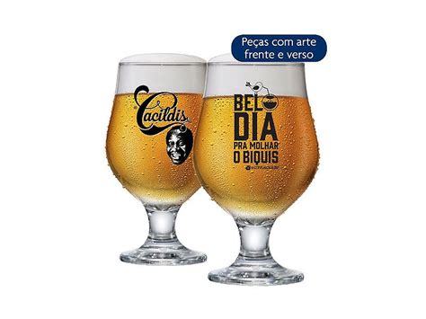 Taça De Cerveja Beer Master Cacildis Vidro 380ml Belo Dia Loja