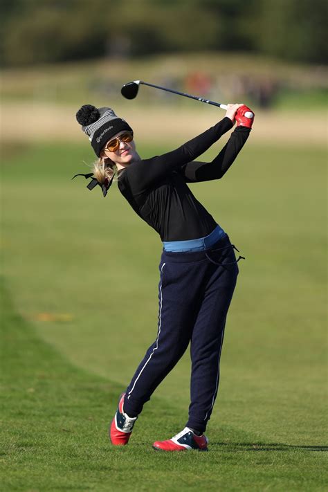 Kathryn Newton Playing Golf At Alfred Dunhill Links Championship In