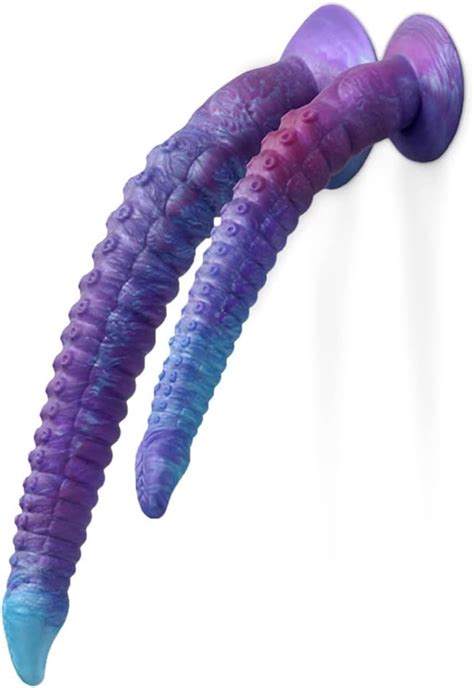 Kuaecr Flexibler Weichen Silikon Alien Realistischer Tentakel Dildo