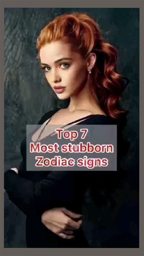 Top seven most stubborn zodiac signs 🤫 | Zodiac signs, Zodiac, Zodiac ...