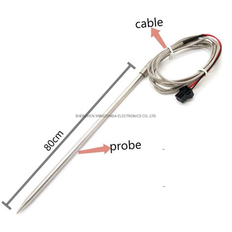 500degc High Temperature Oven Sensor Rtd PT100 PT500 PT1000 Temp Probe