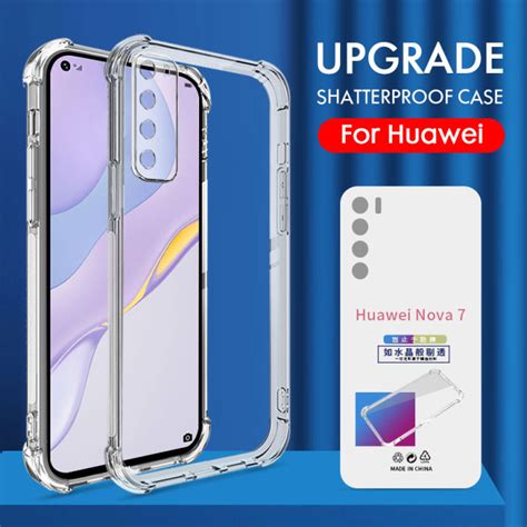 Four Corner Fall Prevention Shockproof TPU Silicone Case For Huawei P40