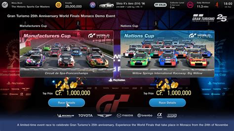 Announcing The Gran Turismo 25th Anniversary And World Finals