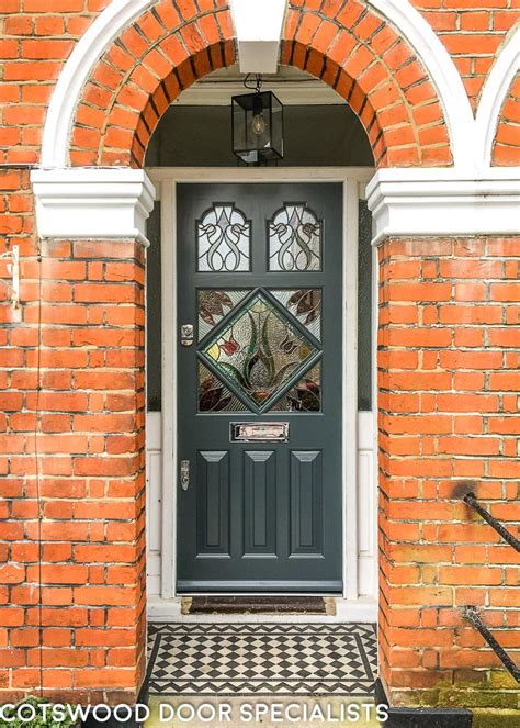 Decorative Edwardian Front Door With Stained Glass Artofit