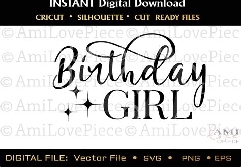 Birthday Girl Svg Birthday Girl Cut File Melanin Birthday Svg Birthday Girl Silhouette Cut