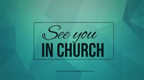 Copy Of See You In Church Postermywall