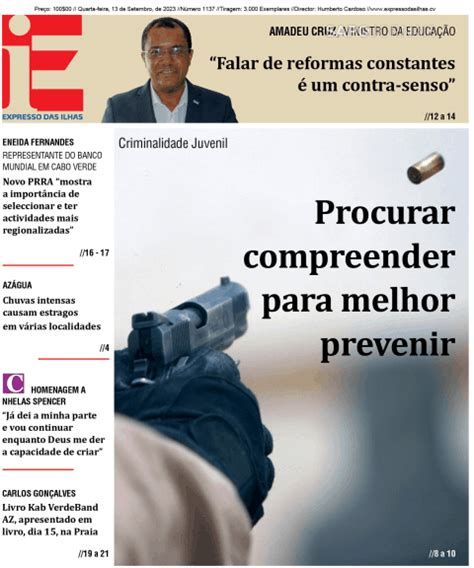 Expresso Das Ilhas 13 Set 2023 Jornais E Revistas SAPO Pt