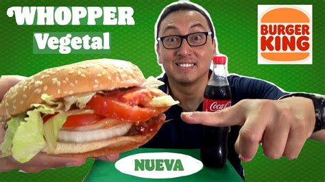 NUEVA WHOPPER VEGETAL De Burgerking Peru Es VEGANA YouTube