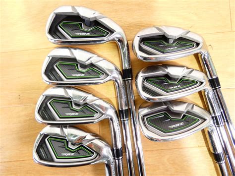 【傷や汚れあり】 Taylormade テーラーメイド アイアンウェッジ 7本セット Rbz Rocketballz スチールシャフト