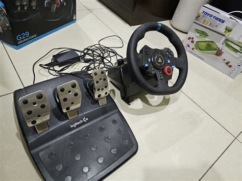 Logitech G29 Driving Force (Fullset with receipt), Video Gaming, Gaming ...