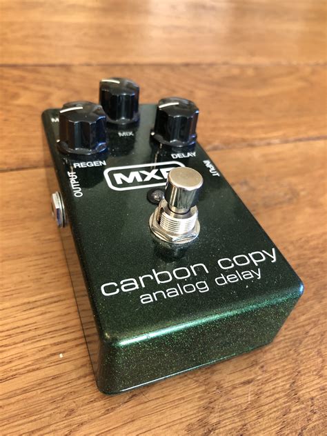 M Carbon Copy Analog Delay Mxr Audiofanzine