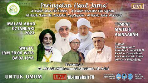 LIVE PERINGATAN HAUL JAMA BERSAMA AL USTADZ MUHAMMAD MAULANA AL