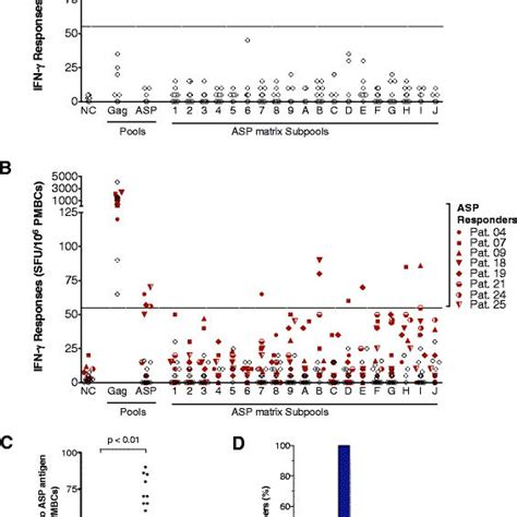 Hiv Asp Peptide Pools Activate Ifn T Cell Responses In A Cohort Of