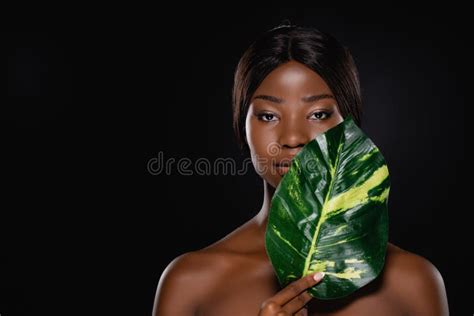 African Naked Woman With Green Exotic Stock Photo Image Of Exotic