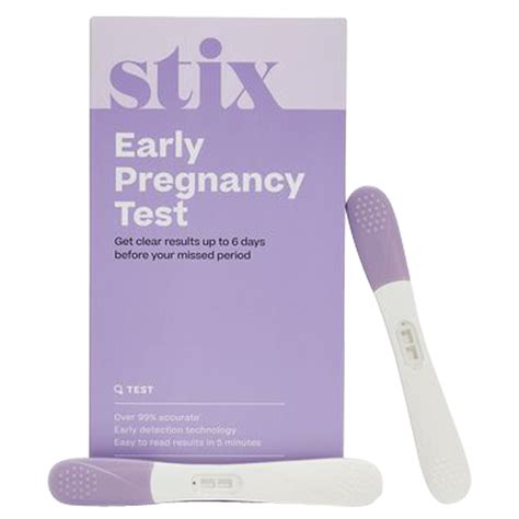 Stix Early Pregnancy Test 2ct Gopuff Partnerships