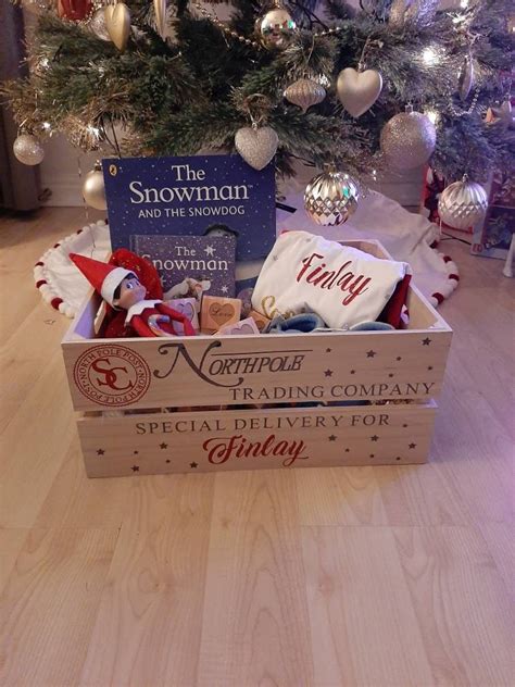 Personalised Christmas Eve Crate Christmas Eve Box Xmas Eve Etsy Uk