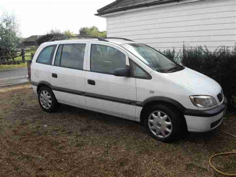 Vauxhall Zafira Club Dti White 2002 Car For Sale