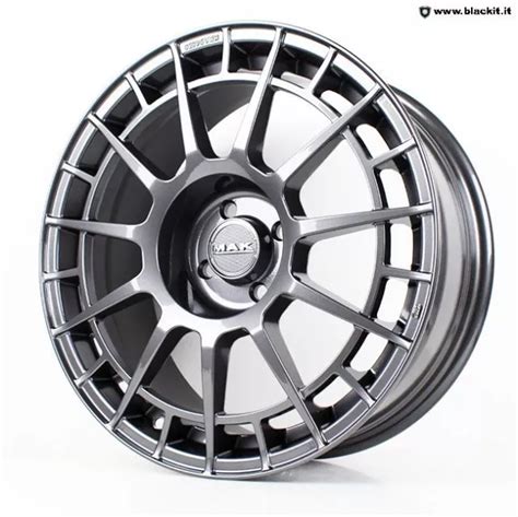 Set Cerchi Montecarlo Mak Ntt Da X Gun Metal Abarth Eur