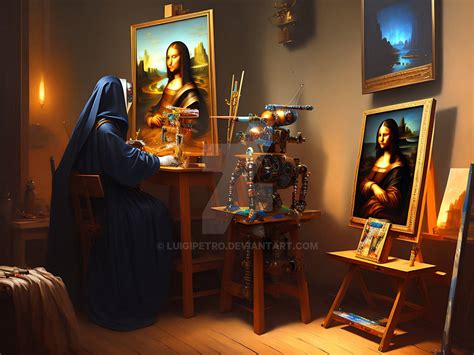 Retouching the Mona Lisa by LuigiPetro on DeviantArt