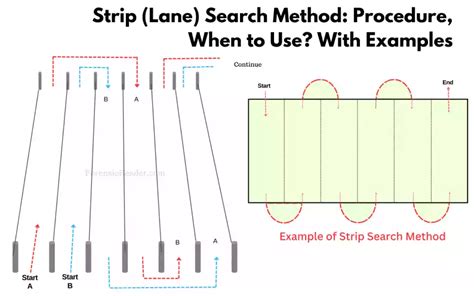 Strip Lane Search Pattern Procedure Usage Examples