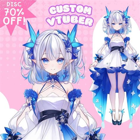 Custom Live2d Vtuber Commission Vtuber Assets Live2d Model Commission