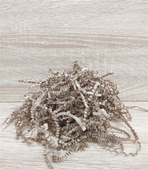 Бумажный наполнитель для упаковки подарков, крафт, 100гр, гофрированный ...