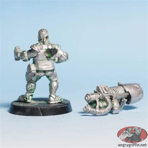 Metal Necromunda Van Saar Heavy With Heavy Plasma Gun Angry Griffin