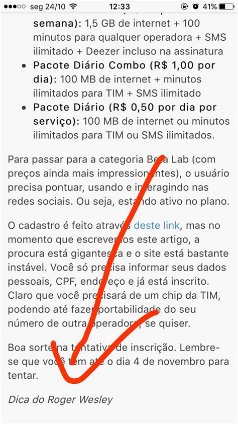 Oferta Tim Beta Libera Inscri O Para Todos Atualiza O Encerrado