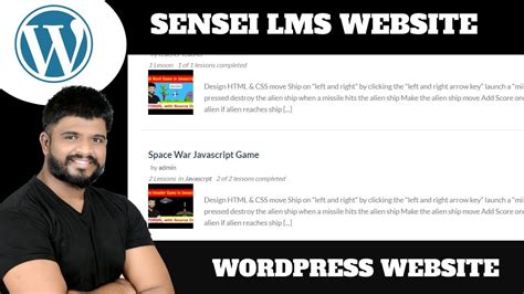 Sensei Lms Website Wordpress Tutorial Sensei Lms Pro Youtube