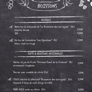 Dark Rustic Chalkboard Texture Cafe Menu min 1 Éthic Étapes Le Cart