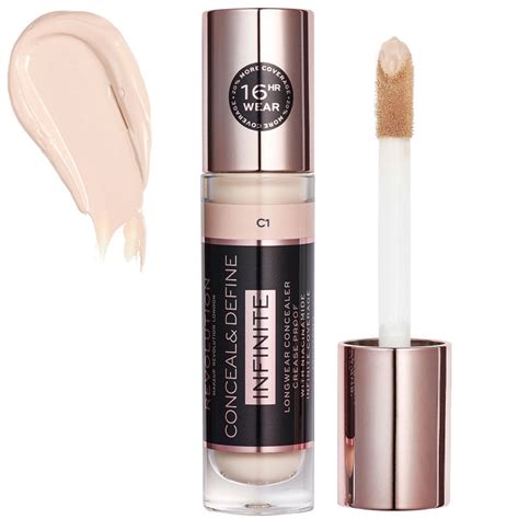 Makeup Revolution Conceal Define Infinite Longwear Concealer XL C1