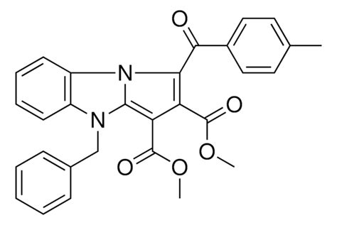 Dimethyl Benzyl Methylbenzoyl H Pyrrolo A Benzimidazole