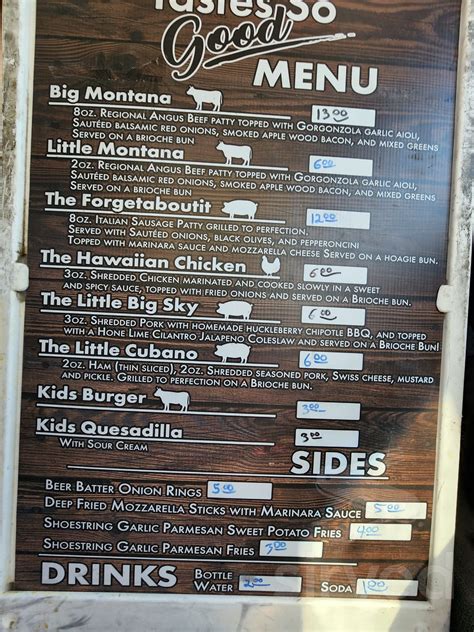 Squire Lounge & Patio menu in Billings, Montana, USA