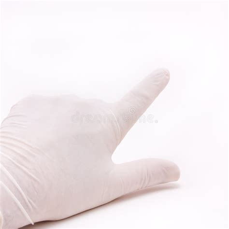 Gloved Hand Gesture stock image. Image of concepts, finger - 12122405