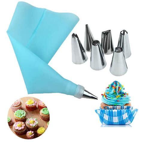 Pcs Silicone Diy Cake Decorating Tips Set Kitchen Accessories Icing