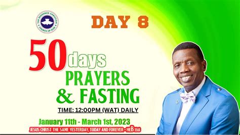 DAY 8 18 01 2023 Revival In Your Prayer Life RCCG 50 Days Of