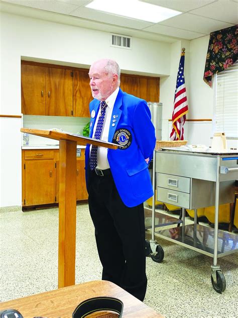 District Governor Speaks At Lions Club The Slatonite