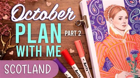 October Bullet Journal Setup Plan With Me Scotland Theme Part Using