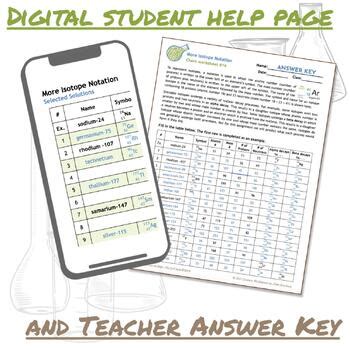 More Isotope Notation Worksheet By Science Worksheets By John Erickson