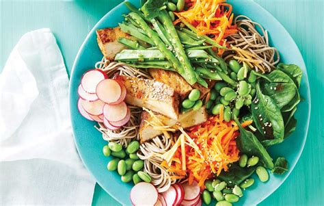 Soba Noodle Salad With Marinated Tofu And Edamame Healthy Food Guide