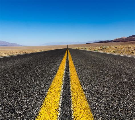 Roadways, 3d, blue sky, desert, line, lonely, road, ways, HD wallpaper ...