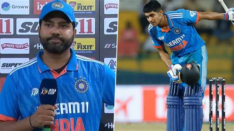 Cricket News | Rohit Sharma Praises Shubman Gill's Century in IND vs ...