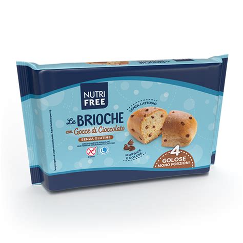 Le Brioche Con Gocce Di Cioccolato Senza Glutine Nutrifree