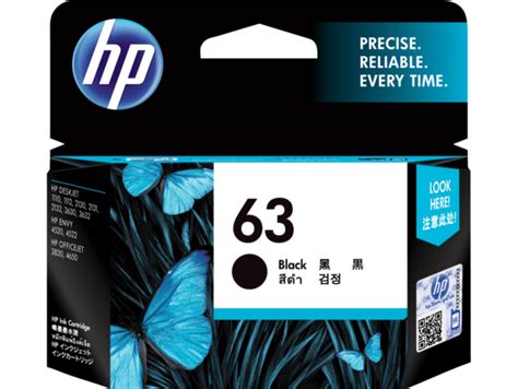 Hp 63 Black Original Ink Cartridge F6u62aa Shop New Zealand