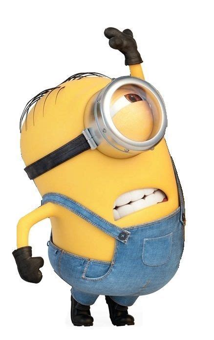 A Cartoon Minion Holding A Magnifying Glass In His Right Hand And